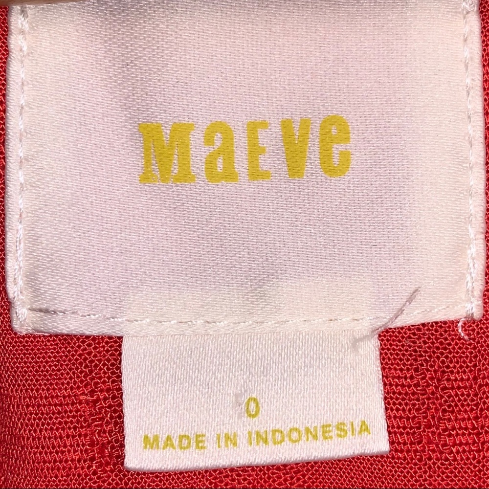 Anthropologie Maeve sunseeker orange button tank - Picture 9 of 11